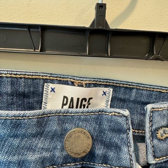 PAIGE Verdugo Ankle Jeans in Orleans Destructed 27 Used - Picture 5 of 6